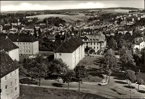 Ak Werdau in Sachsen, Teilansicht