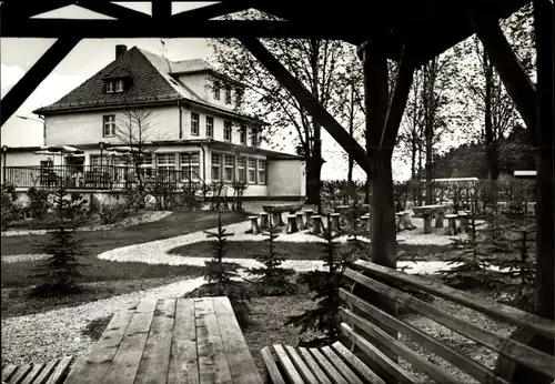 Ak Langenbernsdorf bei Werdau, Konsum Gaststätte Waldperle