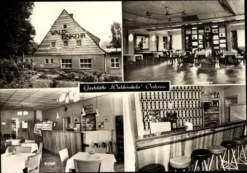 Ak Oederan Sachsen, Gaststätte Waldeinkehr, Tanzdiele