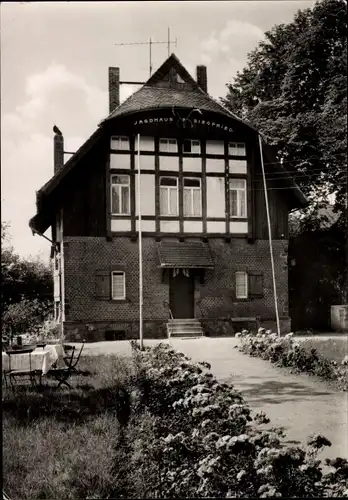 Ak Ochsensaal Dahlen in Sachsen, Konsum Tagescafe Jagdhaus Siegfried
