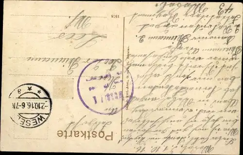 Ak Wesel am Niederrhein, Rathaus