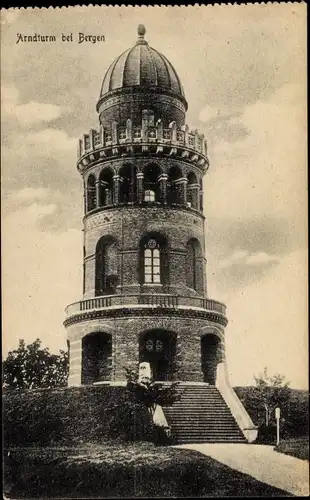 Ak Bergen auf der Insel Rügen, Arndtturm