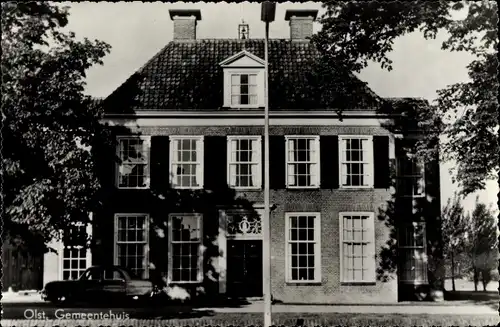 Ak Olst Wijhe Overijssel, Gemeentehuis