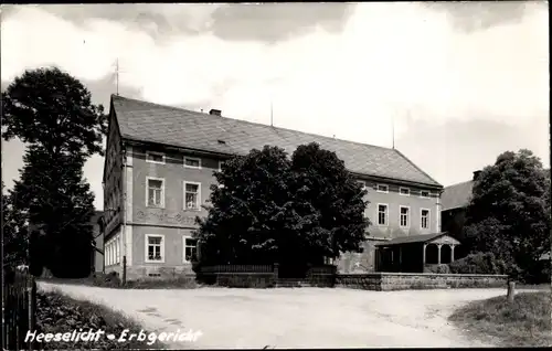 Foto Ak Heeselich Stolpen in Sachsen, Gasthof zum Erbgericht