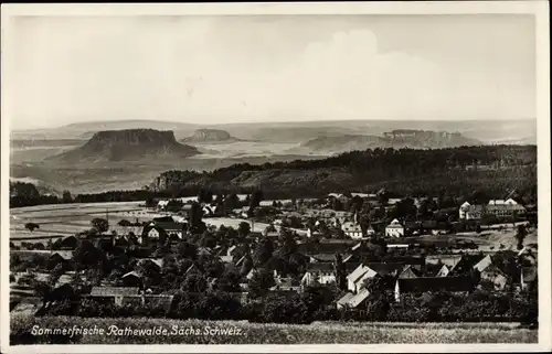 Ak Rathewalde Hohnstein Sächsische Schweiz, Panorama