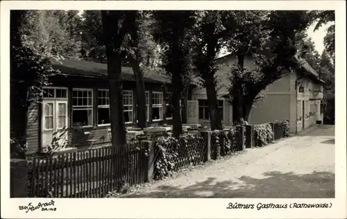 Ak Rathewalde Hohnstein Sächsische Schweiz, Büttner's Gasthaus