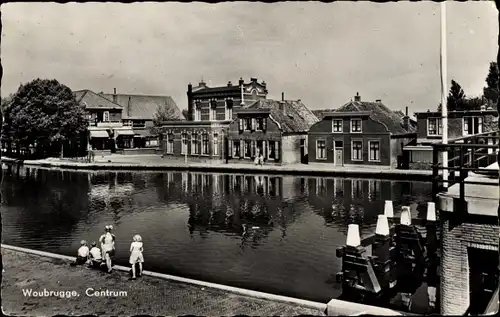 Ak Woubrugge Jacobswoude Südholland, Centrum