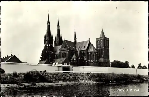 Ak Cuijk Nordbrabant, R. K. Kerk