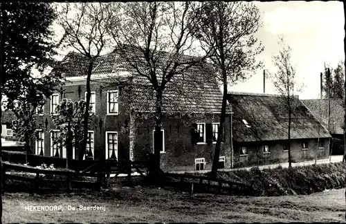 Ak Hekendorp Utrecht Niederlande, De Boer waar Prinses Wilhelminaderij van Pruisen