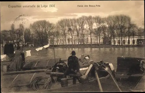 Ak Liège Lüttich Wallonien, Exposition Universelle 1905, Palais des Beaux Arts
