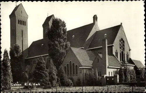 Ak Geleen Limburg Niederlande, R. K. Kerk