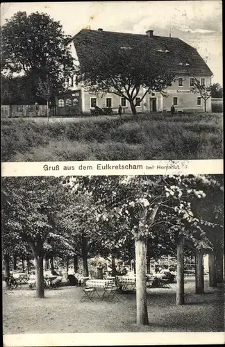 Ak Euldorf Herrnhut in Sachsen, Gasthof Eulkretscham