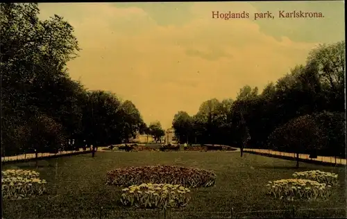 Ak Karlskrona Schweden, Hoglands park