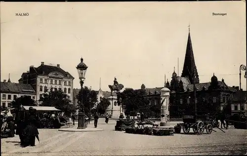 Ak Malmö Schweden, Stortorget