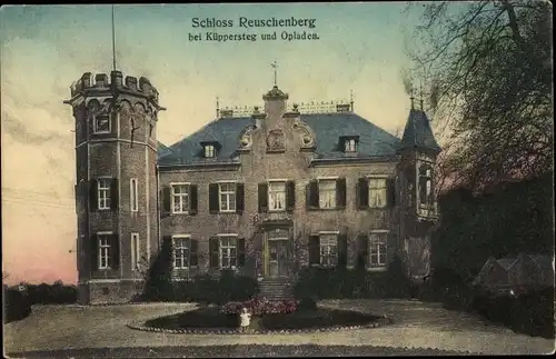 Ak Küppersteg Leverkusen im Rheinland, Schloss Reuschenberg