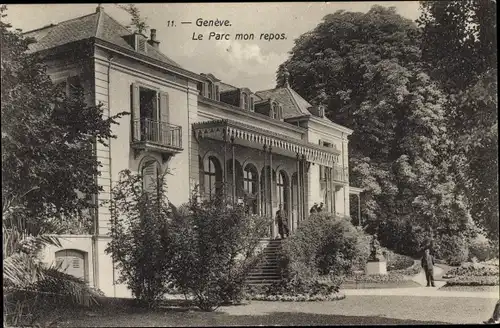 Ak Genève Genf Schweiz, Le Parc mon repos