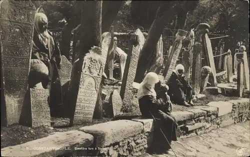Ak Konstantinopel Istanbul Türkei, Friedhof
