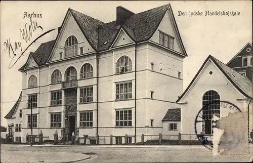 Ak Århus Aarhus Dänemark, Den Jydske Handelshøjskole