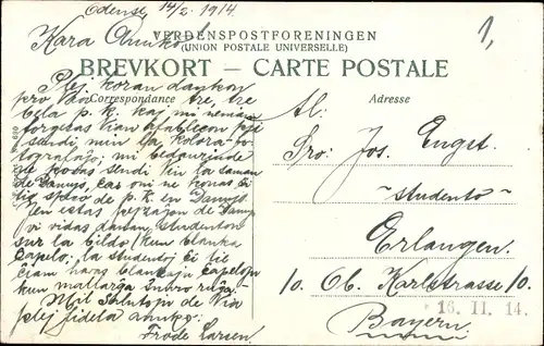 Ak Århus Aarhus Dänemark, Marselisborg, Havbakkerne