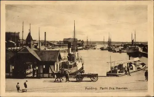 Ak Kolding Dänemark, Parti fra Havnen