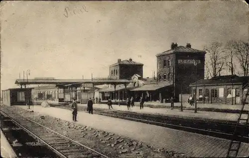 Ak Le Cateau Nord, Bahnhof, Gleisseite, La Gare