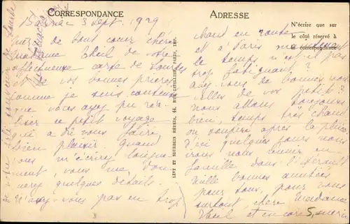 Ak Auch Gers, Vue Generale vers la Cathedrale