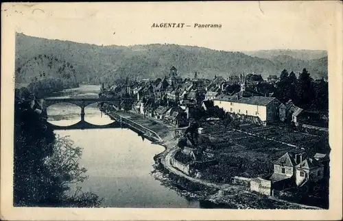 Ak Argentat Correze, Panorama