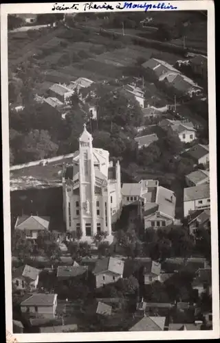 Ak Montpellier Hérault, Sainte Therese, Vue aerienne