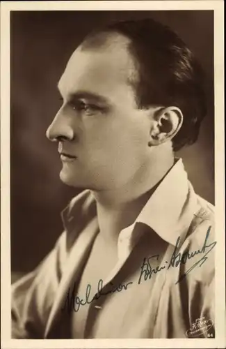 Ak Oberammergau in Oberbayern, Schauspieler Melchior Breitsamter, Portrait, Autogramm