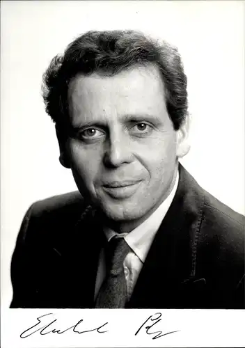 Ak Journalist Eberhard Piltz, Portrait, Autogramm