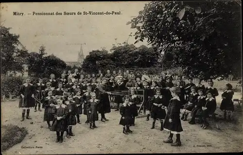 Ak Mitry Seine et Marne, Pensionnat des Soeurs Saint Vincent de Paul