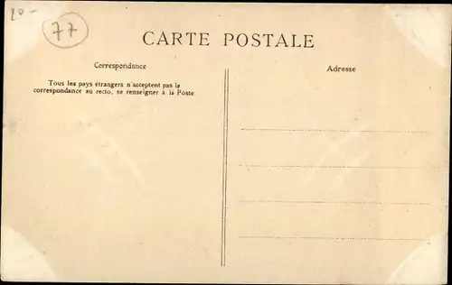 Ak Pont aux Dames Couilly Seine-et-Marne, Maison de Retraite des Artistes Dramatiques, Entrée