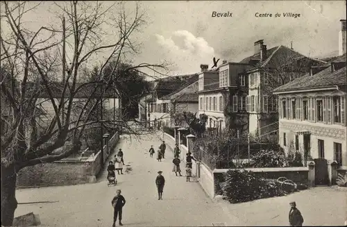 Ak Bevaix Kanton Neuenburg, Centre du Village