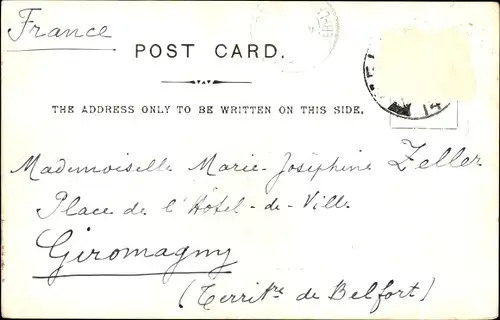 Wappen Passepartout Ak Melbourne Victoria Australien, Blick auf den Ort