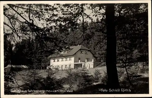 Foto Ak Fahrenberg Waldthurn in der Oberpfalz, Schutzhaus Fahrenberg