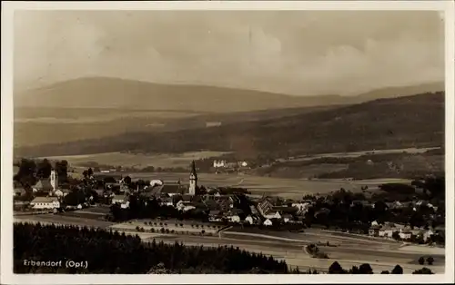 Ak Erbendorf in der Oberpfalz, Totalansicht der Ortschaft