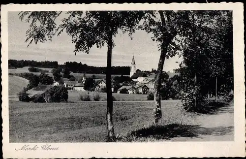 Ak Markt Glonn in Oberbayern, Blick auf den Ort