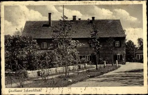 Ak Schwabstadl Obermeitingen in Oberbayern, Gasthaus Schwabstadl