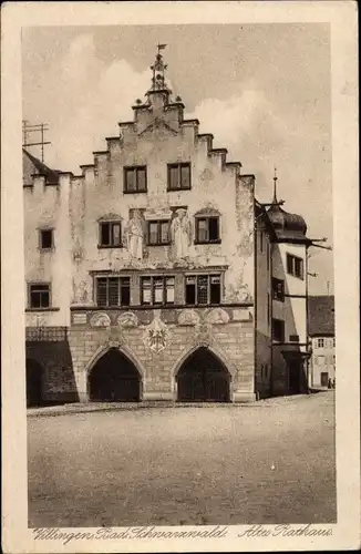 Ak Villingen im Schwarzwald, Altes Rathaus