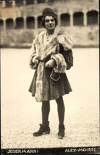 Foto Ak Salzburg in Österreich, Salzburger Festspiele 1931, Jedermann, Schauspieler Alexander Moissi