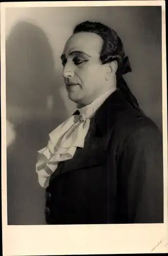 Ak Salzburg in Österreich, Salzburger Festspiele, Schauspieler, Portrait