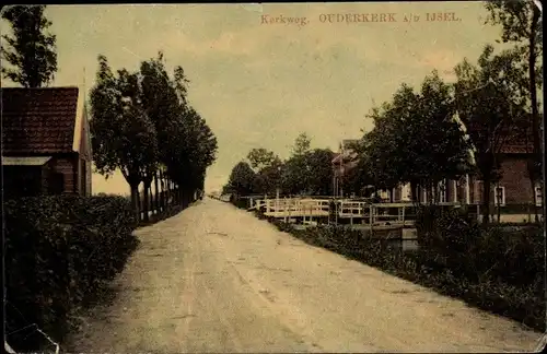 Ak Ouderkerk aan den IJssel Südholland, Kerkweg