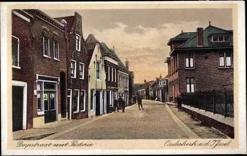 Ak Ouderkerk aan den IJssel Südholland, Dorpstraat met Pastorie