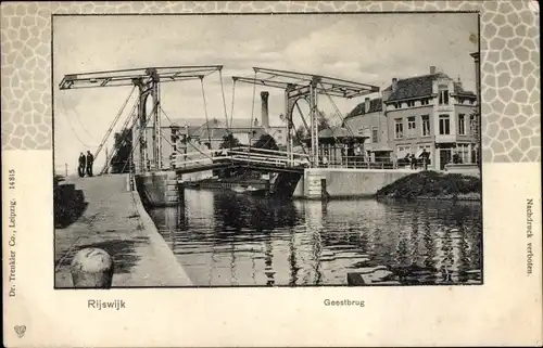 Ak Rijswijk Südholland Niederlande, Geestbrug