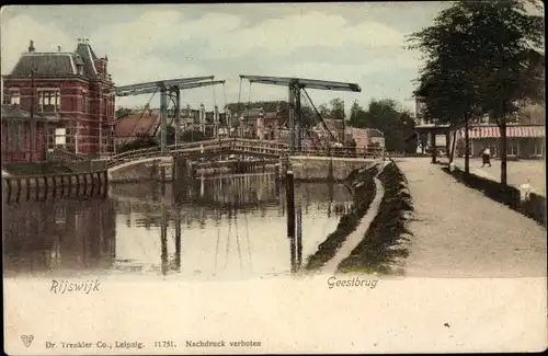 Ak Rijswijk Südholland Niederlande, Geestbrug