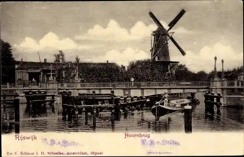 Ak Rijswijk Südholland Niederlande, Hoornbrug
