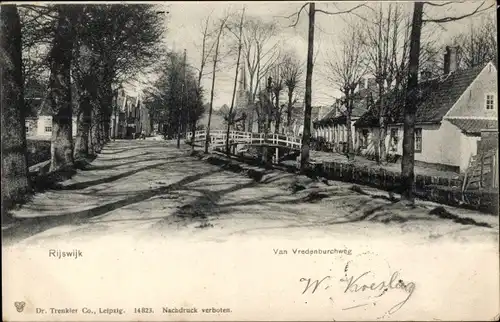 Ak Rijswijk Südholland Niederlande, Van Vredenburchweg