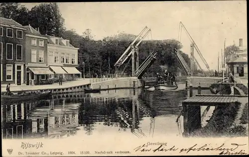 Ak Rijswijk Südholland Niederlande, Geestbrug