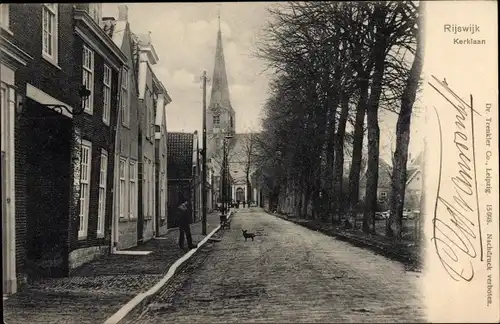 Ak Rijswijk Südholland Niederlande, Kerklaan