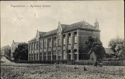Ak Papendrecht Südholland, Openbare School